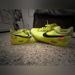 Off white Air Force volts